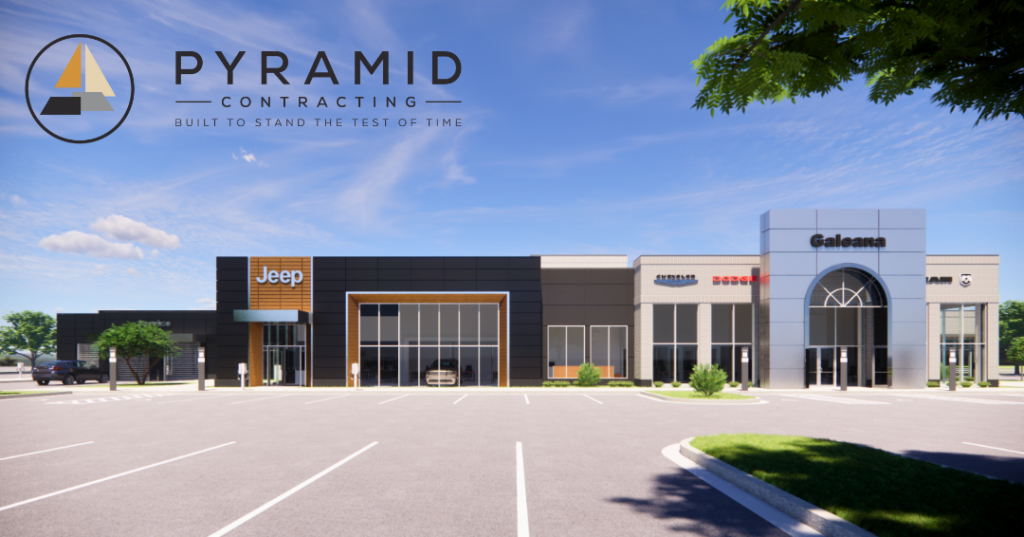 Pyramid Contracting Awarded Galeana CDR+J Dealership Project in Mount Pleasant