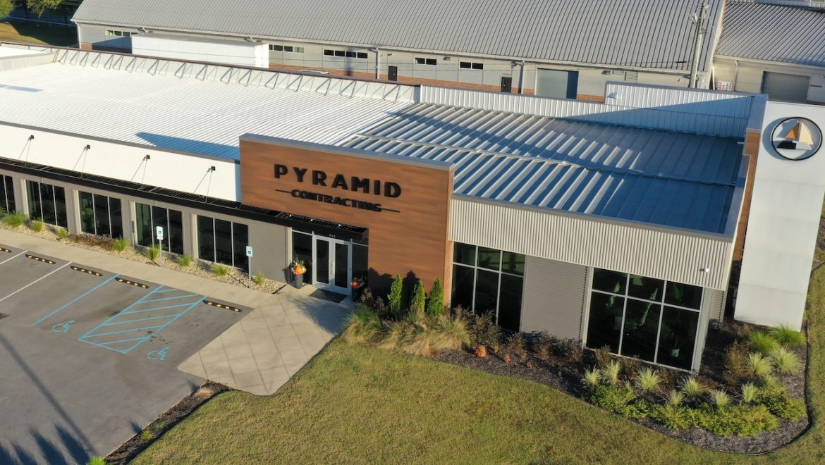 Pyramid Contracting Office Aerial